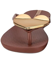 Ipanema Women's Wave Heart Sparkle Flip-Flop Sandals