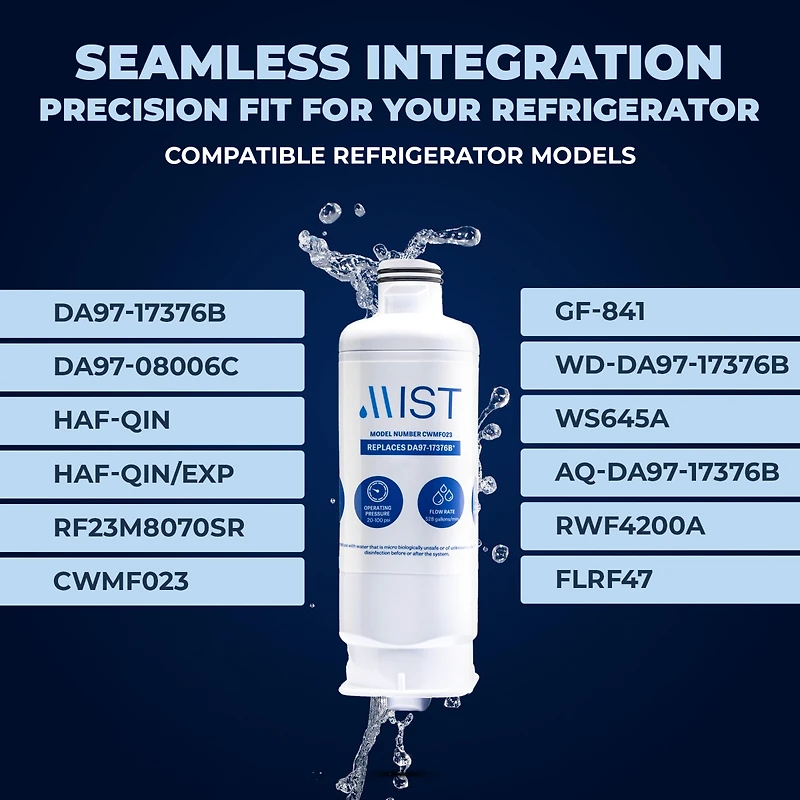 Mist Samsung Water Filter Replacement for Samsung Water Filter 3 Pack
