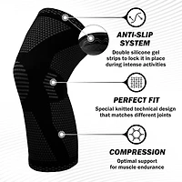 Powerlix Small Knee Sleeve: Support for Running, Basketball, Weightlifting, Gym