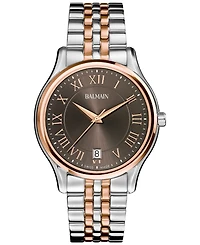 Balmain Men's Swiss Beleganza Two-Tone Stainless Steel Bracelet Watch 40mm