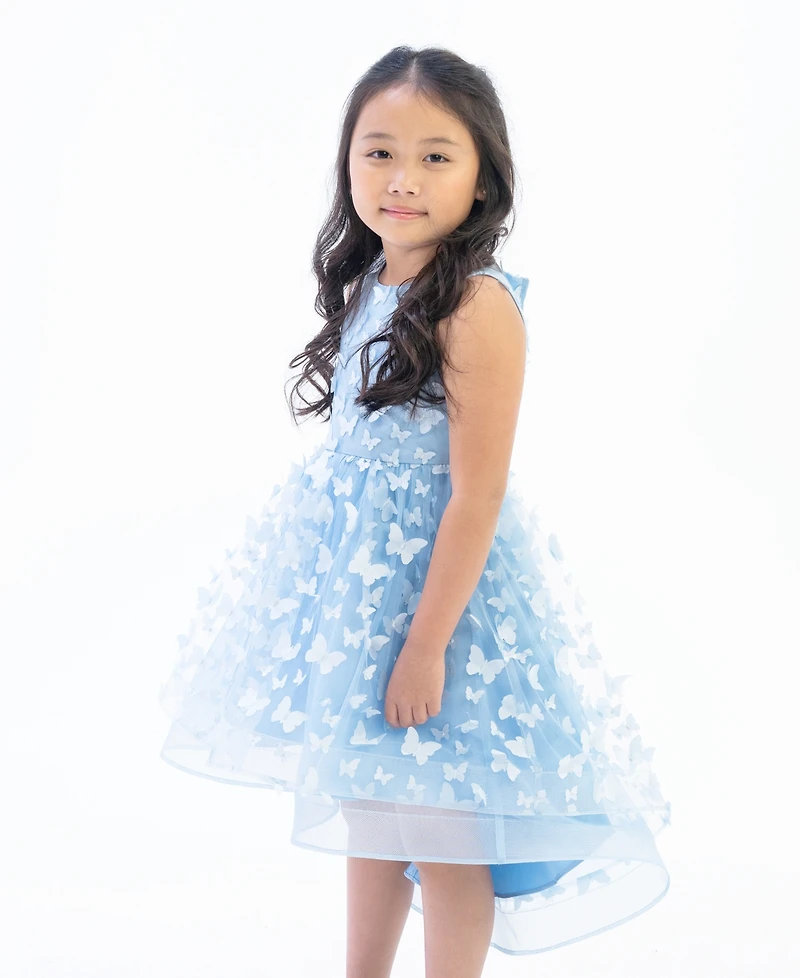 Rare Editions Toddler Girls Sleeveless 3D Butterfly Party Dress