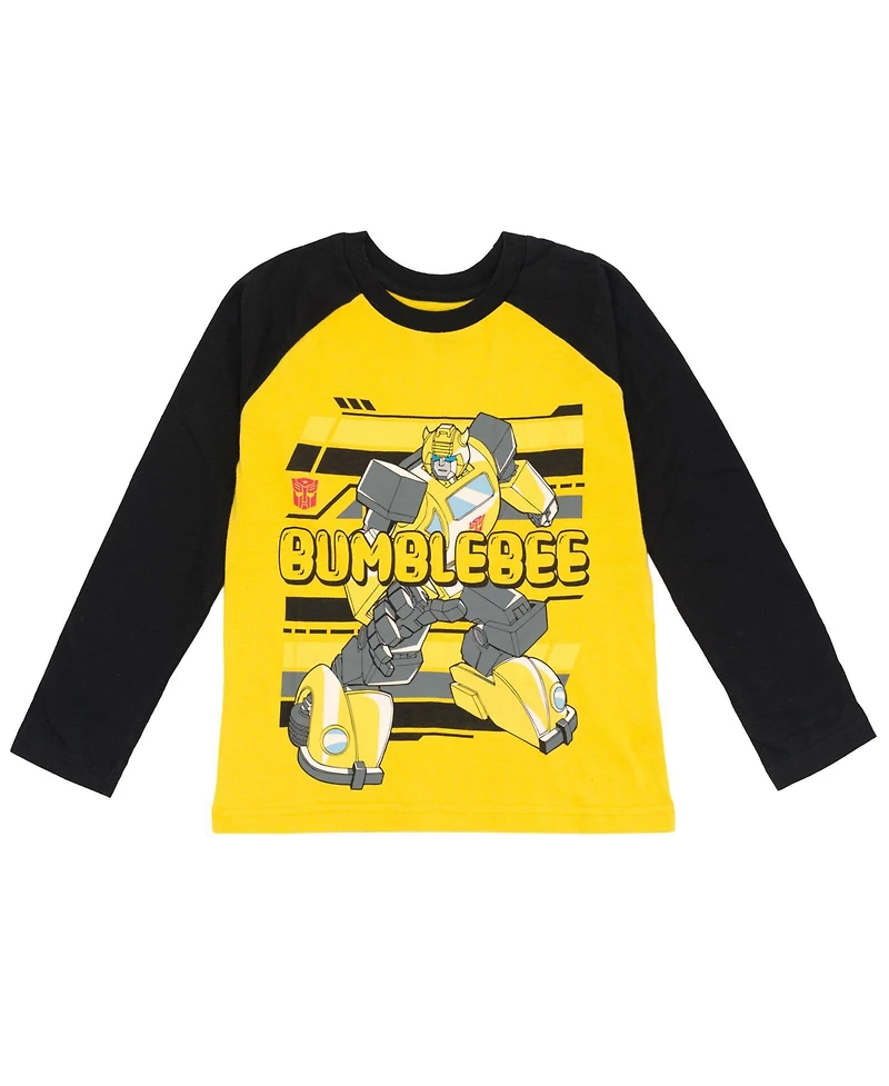 Transformers Optimus Prime Bumblebee 2 Pack T-Shirts Toddler |Child Boys