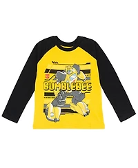 Transformers Optimus Prime Bumblebee 2 Pack T-Shirts Toddler |Child Boys