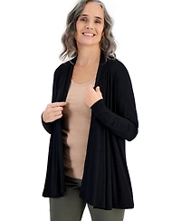 Style & Co Petite Solid Open-Front Cardigan, Exclusively at Macy's
