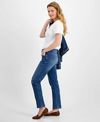 Style & Co Women's Mid-Rise Stretch Slim-Leg Jeans, Created for Macy's