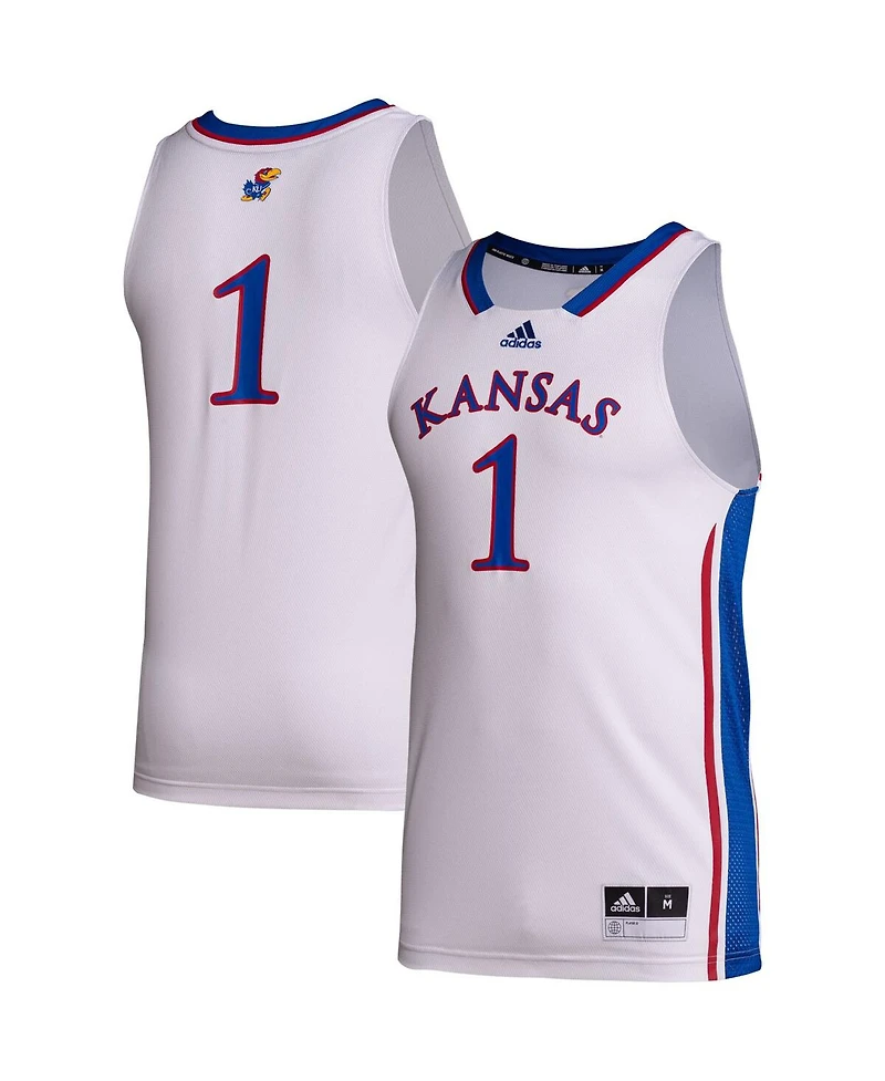Adidas Men's #1 Kansas Jayhawks Team Swingman Jersey