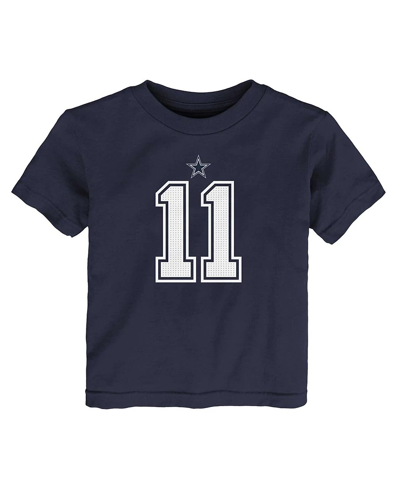 Toddler Boys and Girls Nike Micah Parsons Navy Dallas Cowboys Player Name Number T-shirt