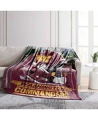 Washington Commanders 66" x 90" City Sketch Blanket