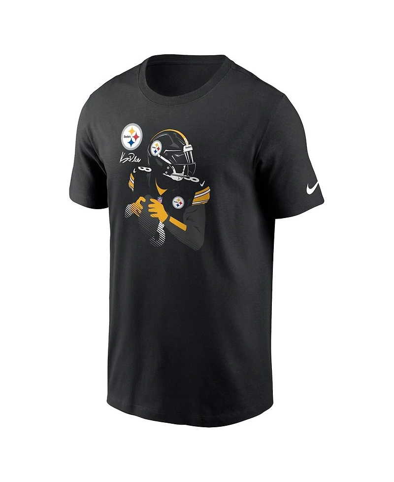 Men's Nike Kenny Pickett Black Pittsburgh Steelers Player Graphic T-shirt