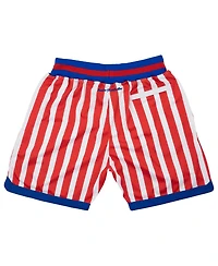 Men's Rings & Crwns Red, White Harlem Globetrotters Triple Double Shorts