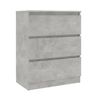Sideboard Concrete Gray 23.6"x13.8"x29.9" Engineered Wood