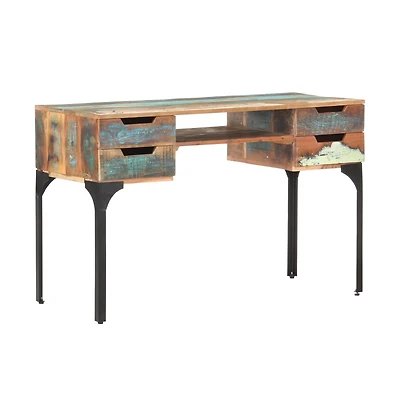 Desk 46.5"x18.9"x29.5" Solid Reclaimed Wood