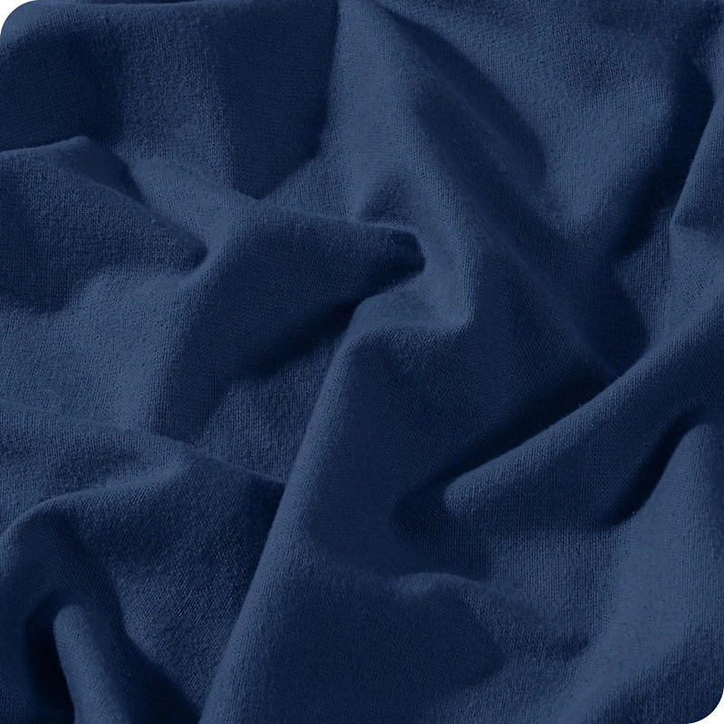 Bare Home Cotton Flannel Fitted Sheet, Twin