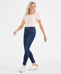 Style & Co Women's Mid-Rise Curvy Skinny Jeans, Created for Macy's