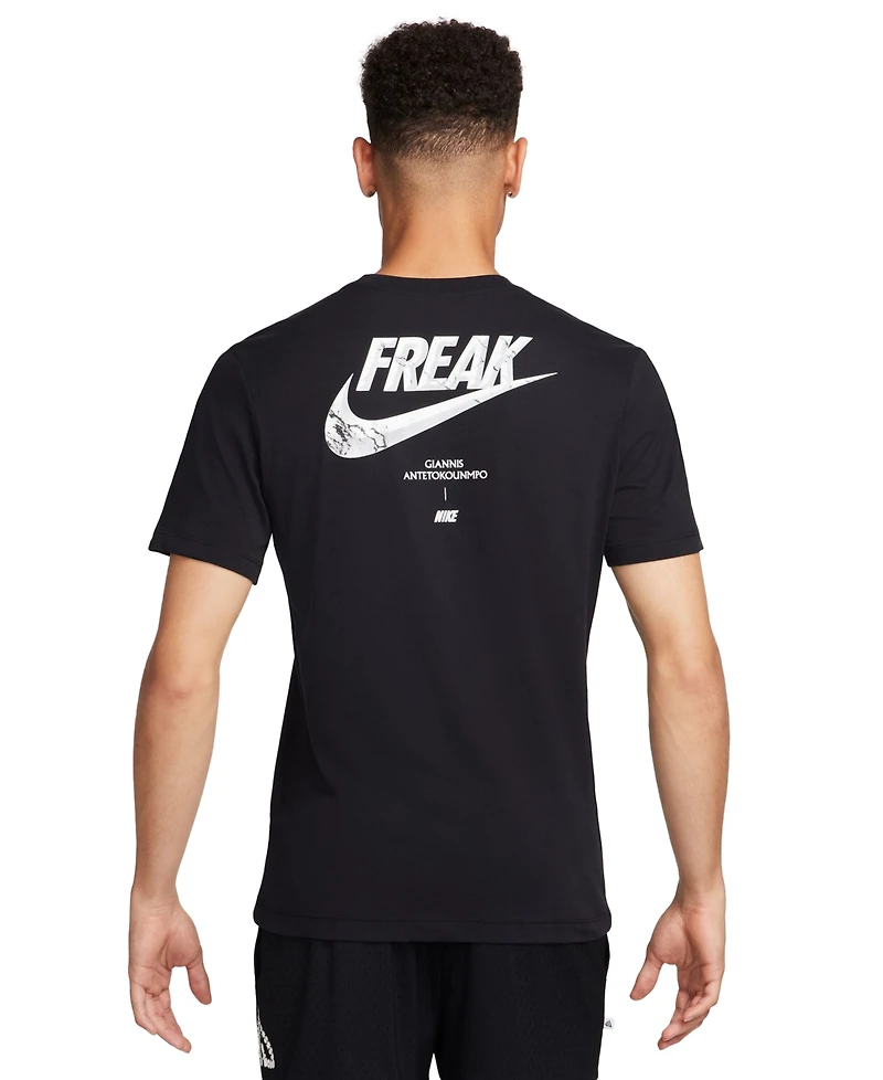 Nike Men's Giannis Antetokounmpo Relaxed-Fit Dri-fit Graphic Basketball T-Shirt