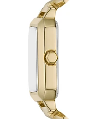 A|X Armani Exchange Women's Three Hand Gold-Tone Stainless Steel Watch 27mm