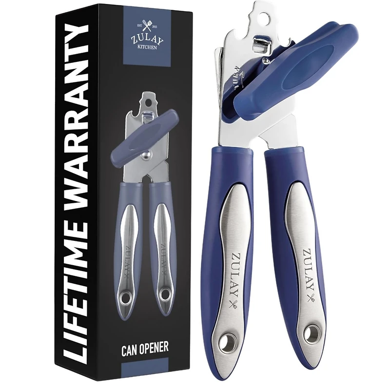 Heavy Duty 2 1 Can Opener Wide Grip Smooth Edge Cut