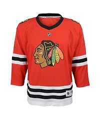 Preschool Boys and Girls Connor Bedard Red Chicago Blackhawks Home Replica Player Jersey