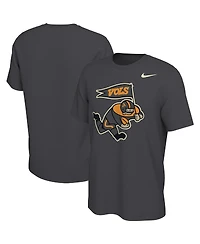 Men's Nike Anthracite Tennessee Volunteers Football Man Smokey T-shirt