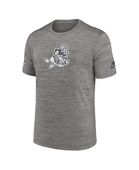Men's Nike Heather Charcoal Dallas Cowboys 2023 Sideline Alternate Logo Performance T-shirt