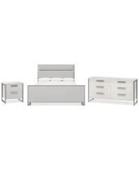 Stratum 3pc Bedroom Set (California King Bed + Dresser + Nightstand