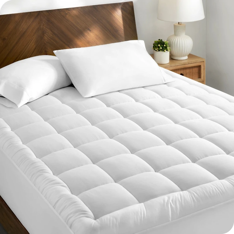 Bare Home Cotton Top Mattress Pad, Queen