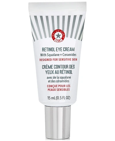 First Aid Beauty Retinol Eye Cream With Squalane + Ceramides, 0.5 oz.