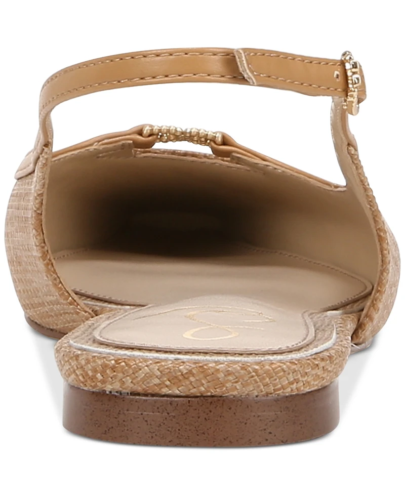 Sam Edelman Women's Cleo Snip-Toe Slingback Flats