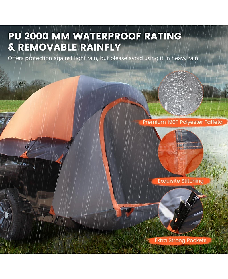 2 Person Portable Pickup Tent with Carry Bag