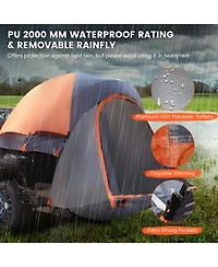 2 Person Portable Pickup Tent with Carry Bag