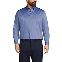 Lands' End Men's Traditional Fit Solid No Iron Supima Oxford Dress Shirt