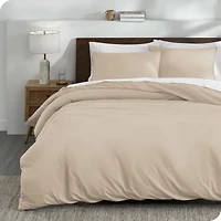 Bare Home Organic Cotton Jersey Duvet Cover Set Twin/Twin XLong