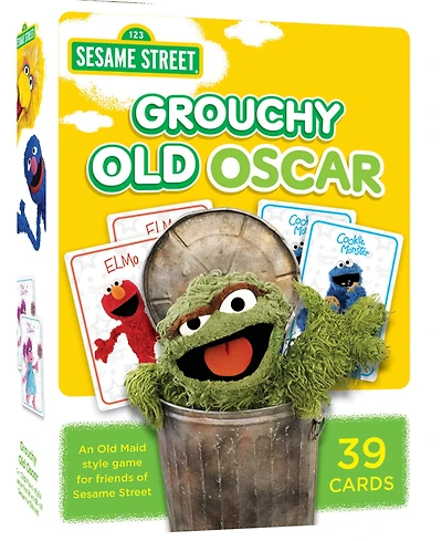 Masterpieces Sesame Street - Grouchy Old Oscar Card Game for Kids