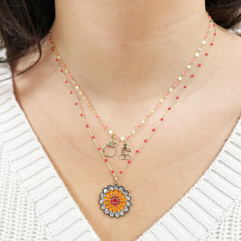 The Lovery Mini Gold Apple Charm 14K Gold