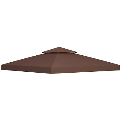 Outsunny Gazebo Replacement Canopy for 01 -0153, 10' x 10