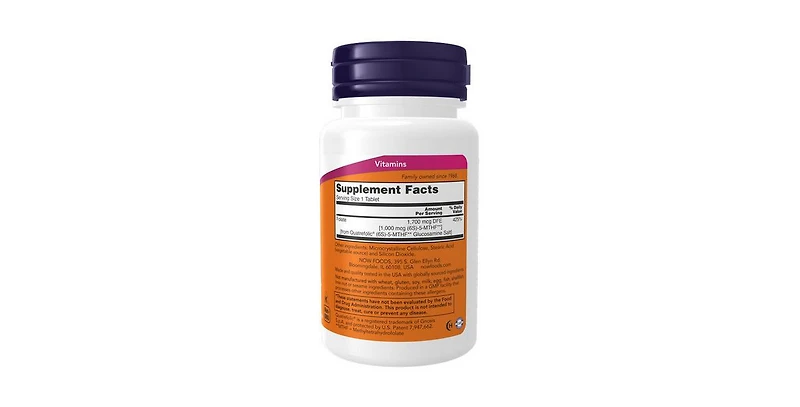 Now Foods Methyl Folate, 1,000 mcg, 90 Tabs