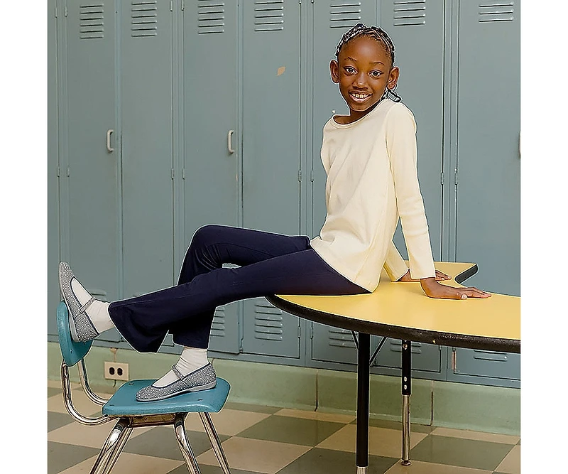 Mightily Girls Fair Trade Organic Cotton Flare Leggings Yoga Pant