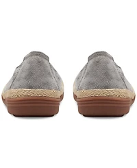 Clarks Women's Elaina Rae Textured Jute-Trim Flats