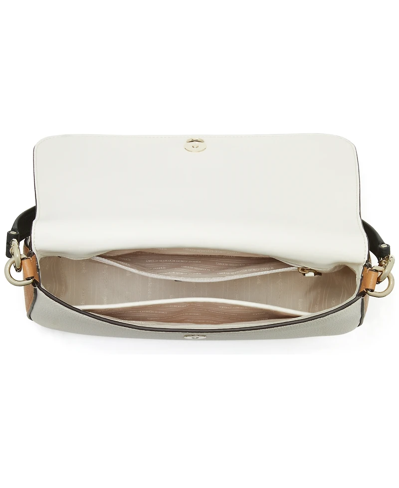 Kate Spade New York Hudson Small Pebbled Leather Flap Shoulder Bag
