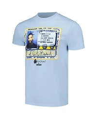 Men's and Women's Light Blue Odb License T-shirt