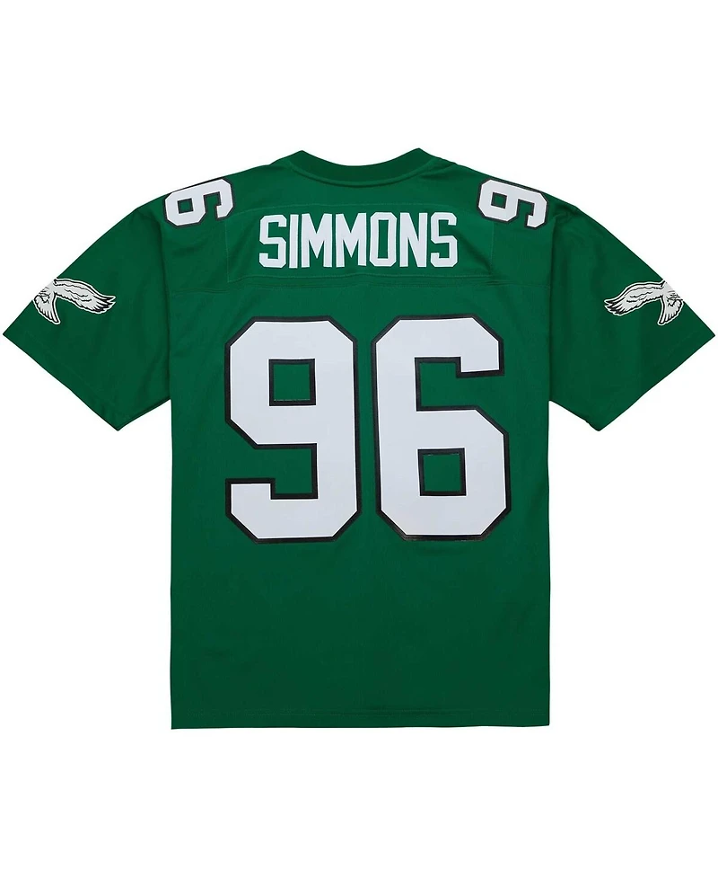 Men's Mitchell & Ness Clyde Simmons Kelly Green Philadelphia Eagles Legacy Replica Jersey