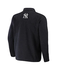 Men's Darius Rucker Collection by Fanatics Black New York Yankees Ringstop Full-Snap Shacket