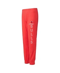 Women's Concepts Sport Red Chicago Bulls Meter Pullover Hoodie and Pants Set