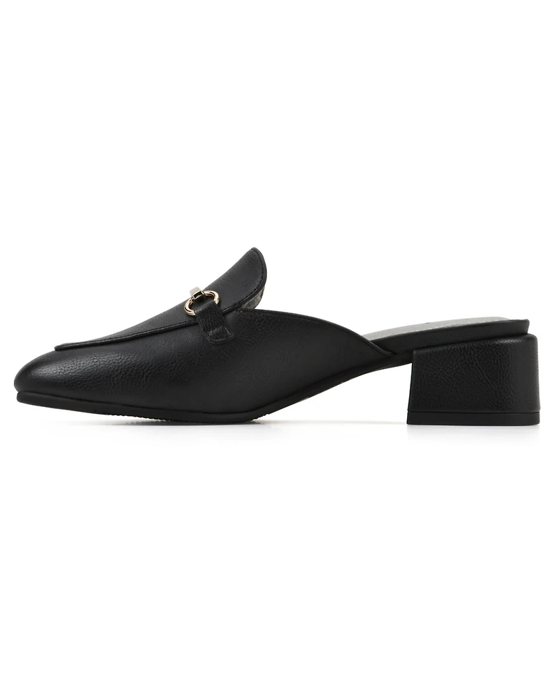 Cliffs by White Mountain Quin Low Block Heeled Mule