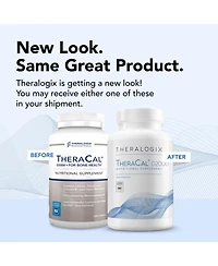 Theralogix TheraCal D2000 Bone Health Supplement with Calcium, Vitamins D3 & K2, Magnesium
