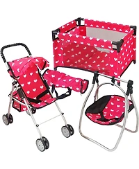 The New York Doll Collection 3-1 Baby Furniture Set