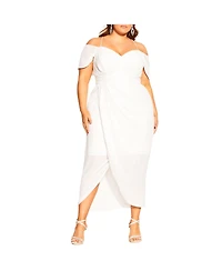 City Chic Women's Entwine Maxi Dress