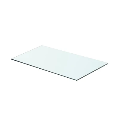 Shelf Panel Glass Clear 23.6"x11.8"