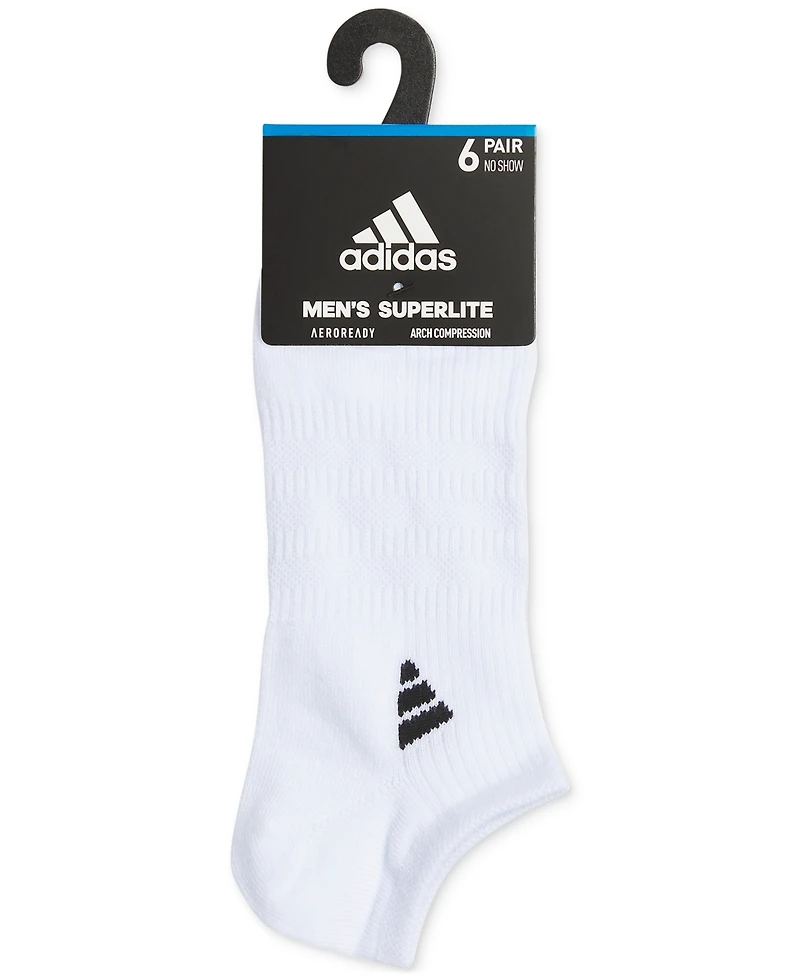 adidas Men's Superlite 3.0 No Show Socks - 6 pk.