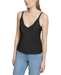 Dkny Jeans Women's Pullover Strappy V-Neck Camisole - Blk